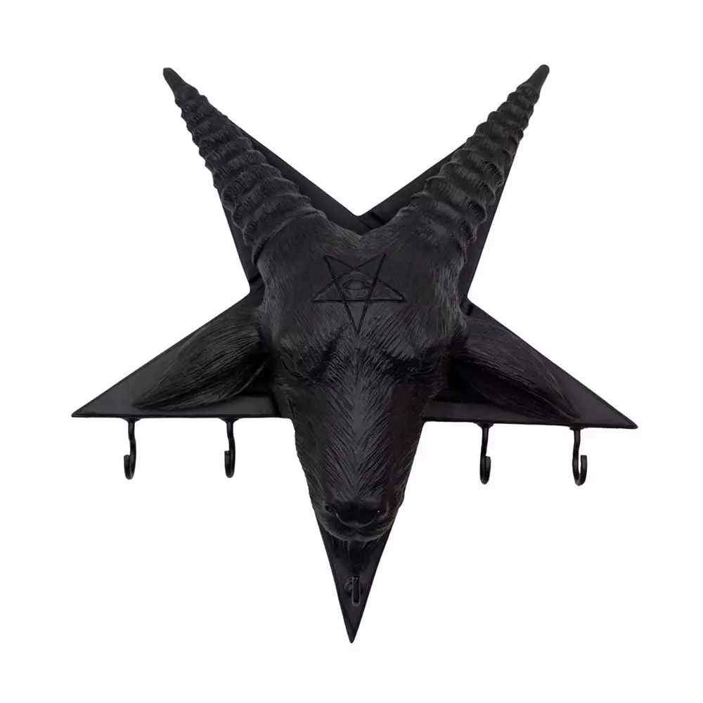 Kreepsville 666 Homewares & Gifts Goathead Wall Keyholder Hanger 3 Kreepsville 666 Homewares & Gifts Goathead Wall Keyholder Hanger