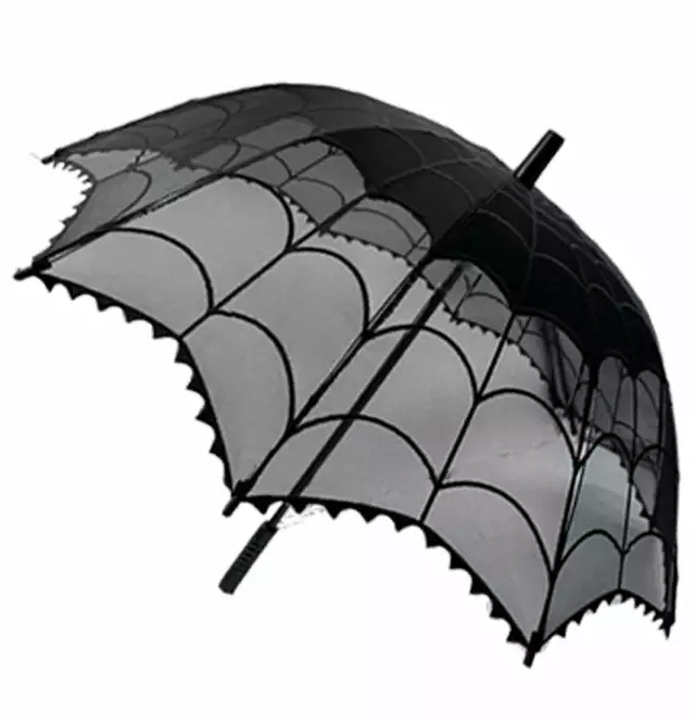Kreepsville Spiderweb Lace Parasol Homewares & Gifts 3 Kreepsville Spiderweb Lace Parasol Homewares & Gifts