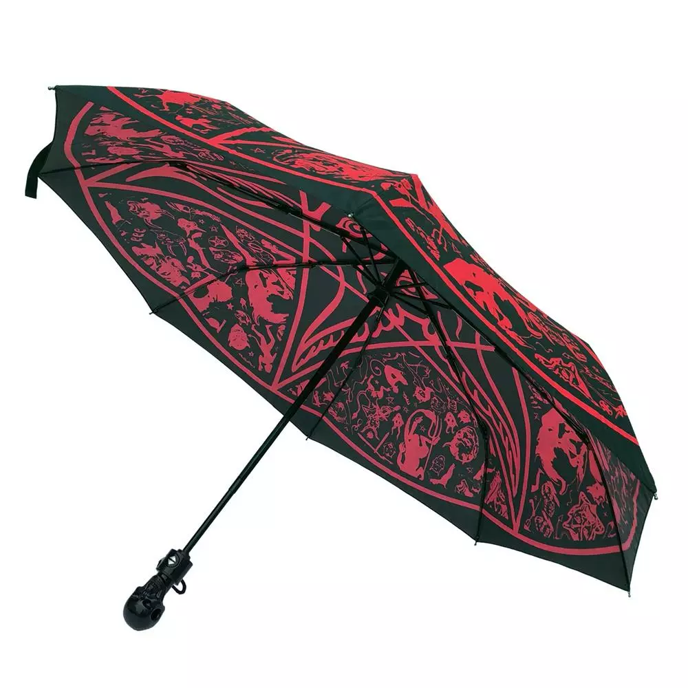 Kreepsville Homewares & Gifts Skull Handle Goathead Umbrella 5 Kreepsville Homewares & Gifts Skull Handle Goathead Umbrella