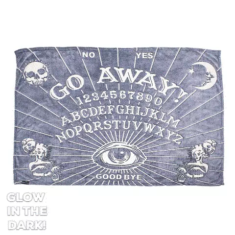 Kreepsville Go Away Glow In The Dark Throw Blanket 4 Kreepsville Go Away Glow In The Dark Throw Blanket