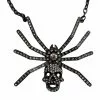 Kreepsville Dia Spider Skull Necklace Clear 1 Kreepsville Dia Spider Skull Necklace Clear