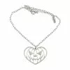 Kreepsville Pumpkin Heart Necklace