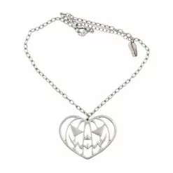 Kreepsville Pumpkin Heart Necklace