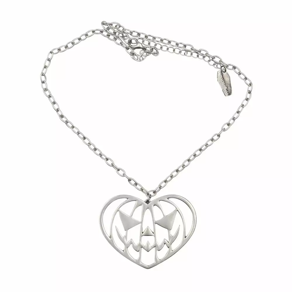 Kreepsville Pumpkin Heart Necklace 3 Kreepsville Pumpkin Heart Necklace