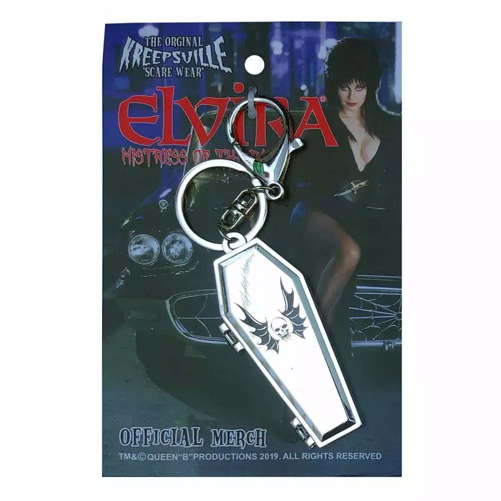 Elvira Open Coffin Red Keychain Accessories 5 Elvira Open Coffin Red Keychain Accessories