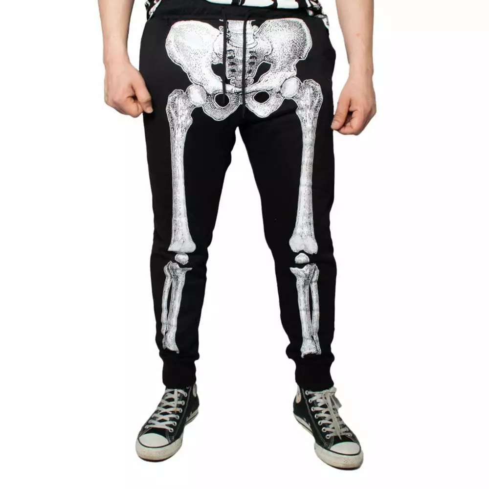 Kreepsville Skeleton White Bone Jogger Pant 3 Kreepsville Skeleton White Bone Jogger Pant