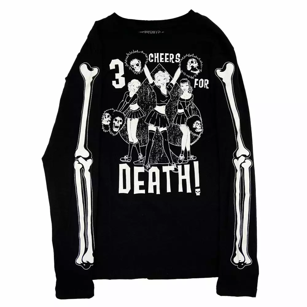 Kreepsville Three Cheers For Death Longsleeve Top 3 Kreepsville Three Cheers For Death Longsleeve Top