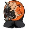 Vintage Halloween Witch & Moon Centerpiece Monster-A-GoGo