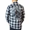 Kreepsville Reapers Revenge Grey Flannel Shirt Men's