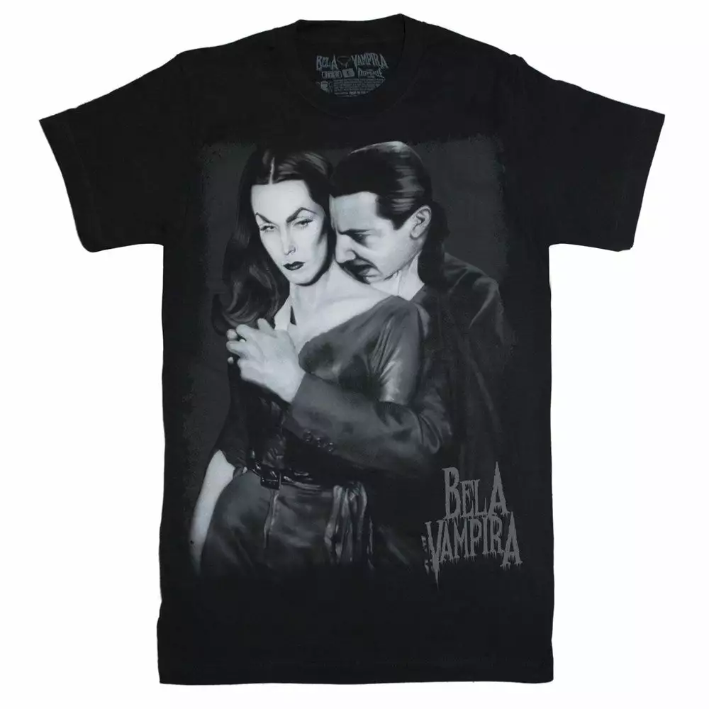 Bela Lugosi Vampira Bela Lugosi Loves Vampira Plan Bite T-shirt Men's 3 Bela Lugosi Vampira Bela Lugosi Loves Vampira Plan Bite T-shirt Men's