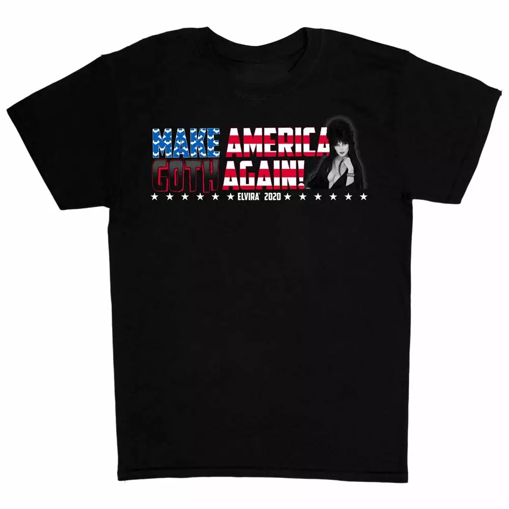 Elvira For President Make America Goth Again T-Shirt Men's 3 Elvira For President Make America Goth Again T-Shirt Men's