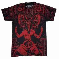 Kreepsville 666 Baphomet Script Jumbo T-shirt Men's