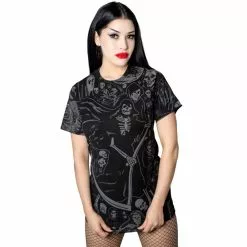 Kreepsville Grim Reaper Grey Jumbo T-shirt Men's