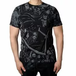 Kreepsville Grim Reaper Grey Jumbo T-shirt Men's