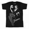 Vampira Jumbo Skull Pin-up T-shirt