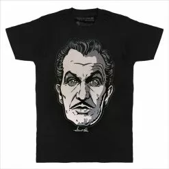 Vincent Price Grey Classic Face Tshirt