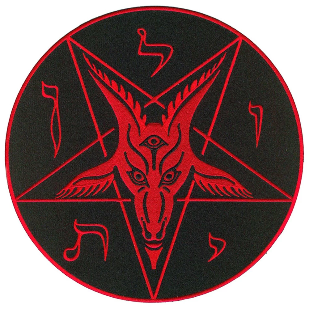 Kreepsville Satanic Circle XL Back Patch 3 Kreepsville Satanic Circle XL Back Patch