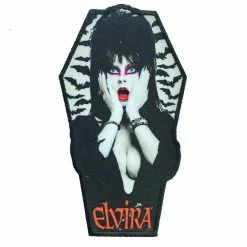 Accessories Elvira Bat Coffin Patch