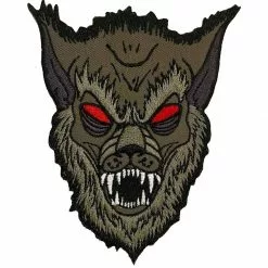 Kreepsville Graves Monster Grey Wolf Patch Patches