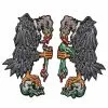 Kreepsville Vulture Patch Pair 2 Kreepsville Vulture Patch Pair