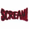Kreepsville Scream Text Red Patch Accessories