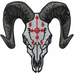 Kreepsville Voodoo Goat Skull Patch Accessories