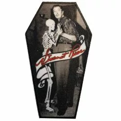 Vincent Price Skeleton Dance Coffin Patch