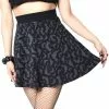Kreepsville Bat Repeat Skater Skirt Women's