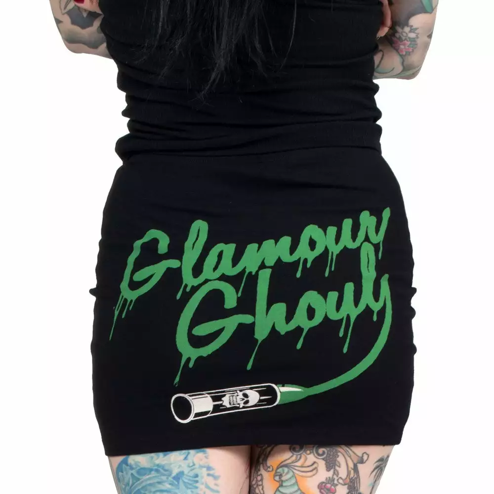 Kreepsville Glamour Ghoul Mini Skirt 3 Kreepsville Glamour Ghoul Mini Skirt