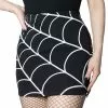 Kreepsville Spiderweb Mini Skirt White 1 Kreepsville Spiderweb Mini Skirt White